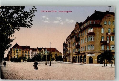 Thionville Bismarckplatz Fahrrad Palast Laterne
