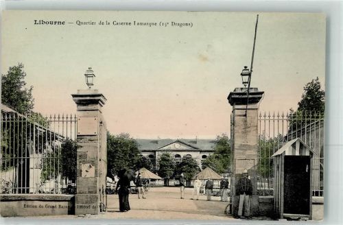 Libourne 1915 Quartier de la Caserne I amarque 15. Dragons Uniform