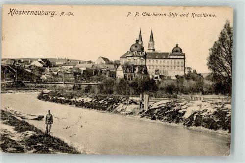 Klosterneuburg 1911 Chorherrenstift und Kirchtürme