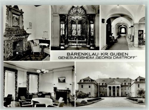 Bärenklau Schloss Bärenklau Genesungsheim Georgi Dimitroff