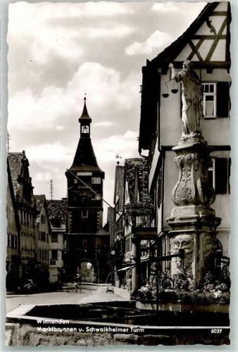 Winnenden Marktbrunnen Schwaikheimer Turm