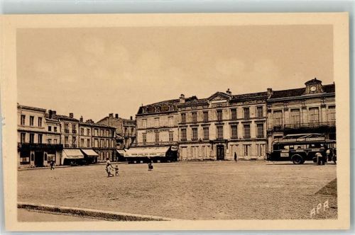 Marmande Place d`Armes Omnibus Gasthaus Cafe des Sports