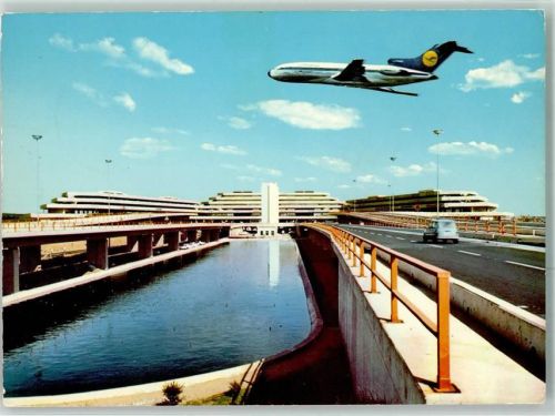 Köln Wahn 711 Flughafen Passagiermaschine Abfertigungsgebäude