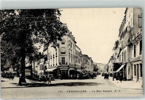 Versailles La Rue Carnot Auto Geschäfte
