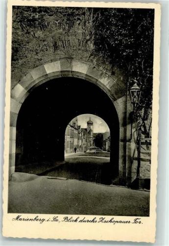 Marienberg Blick durchs Zschopauer Tor