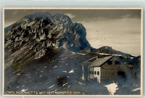 Reith Nördlinger Hütte mit Reitherspitz
