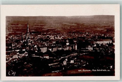 Autun Vogelschau