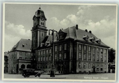 Geyer Rathaus Oldtimer