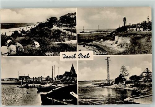 23999 O2401 Insel Poel - Timmendorf Seebäderdienst Kirchdorf Fährdorf Strand Leuchtturm
