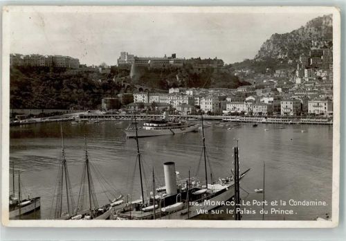Monaco Hafen Schloss