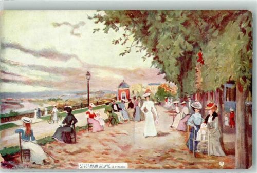Saint-Germain-en-Laye la Terrasse Künstlerkarte