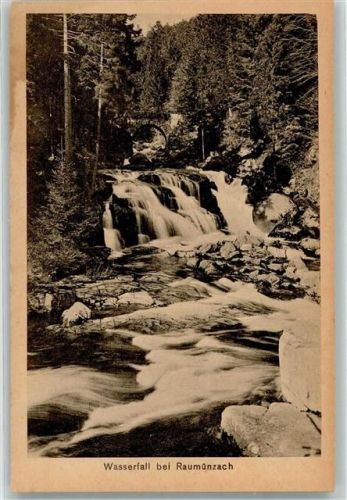 Raumünzach Wasserfall u. Fallbrücke