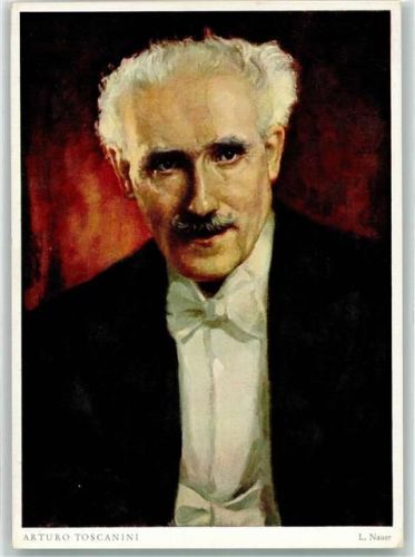 Arturo Toscanini sign. Nauer L. Verlag Ackermann Nr.7110