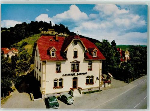 Ortenberg Gasthaus Pension Zum Bahnhof Mercedes VW Käfer