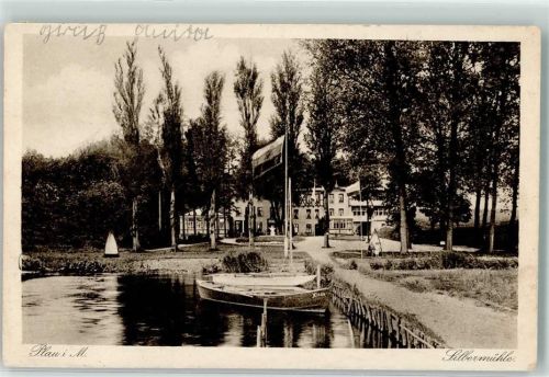 Plau Plauer See Silbermühle Segelboot