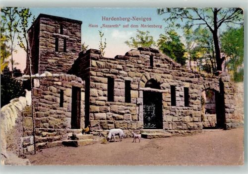 Neviges Haus Nazareth auf dem Marienberg Huhn Schaf