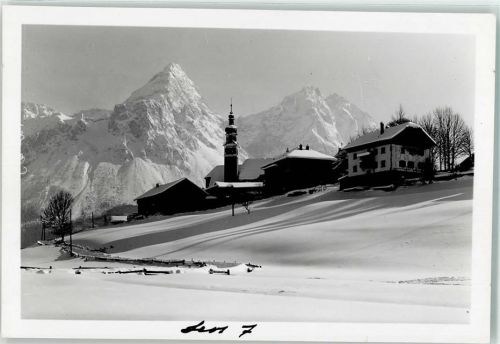 Lermoos Ort handschriftlich Winter