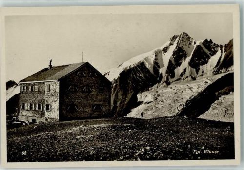 Oberwalder Hütte mit Großglockner Hüttenstempel