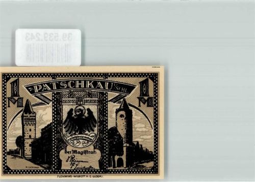 Patschkau Notgeld 1 Mark