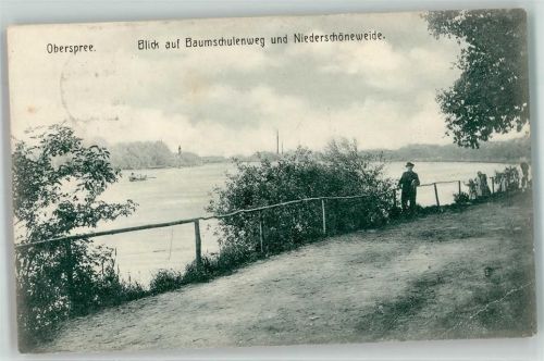 Treptow 1906 Blick auf Baumschulenweg und Niederschönweide Oberspree