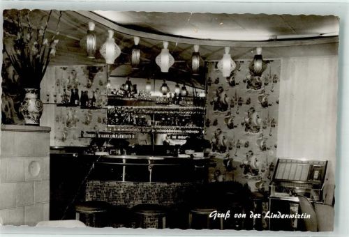 Velbert Gasthaus Zur Lindenwirtin WerbeAK