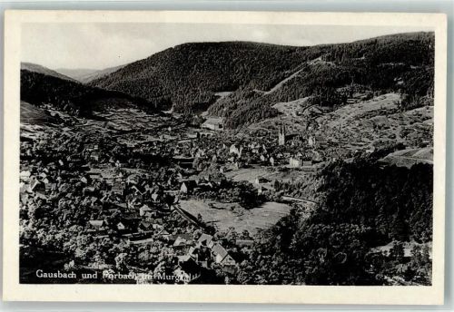 Gausbach und Forbach im Murgtal