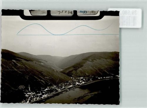56856 W5584 Merl , Mosel FOTO KEINE AK Foto Original aus Archiv eines Ansichtskartenverlags Vogelschau Ort handschriftlich