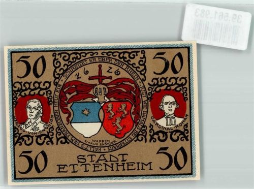 Ettenheim Notgeld 50 Pfenning