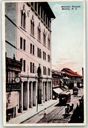 Manila Gebrauchsspuren Straßenbahn KEINE AK