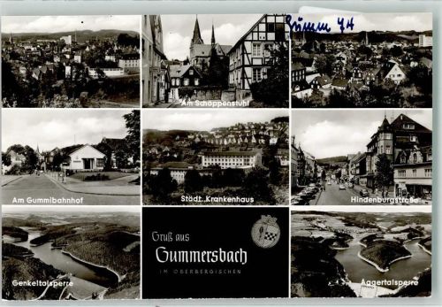 Gummersbach Städt. Krankenhaus Genkeltalsperre Am Schöppenstuhl Hindenburgstrasse Aggertalsperre