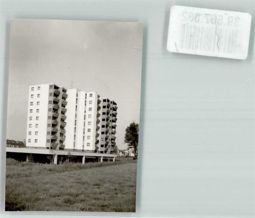 86807 W8938 Buchloe FOTO KEINE AK Ort handschriftlich Hochhäuser