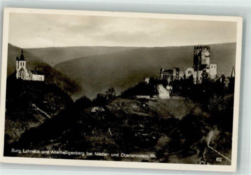 Oberlahnstein Burg Lahneck und Allerheiligenberg Verlag Fritz Wagner