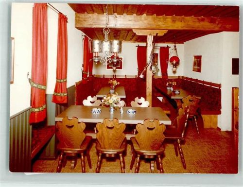 Rieneck Ort handschriftlich Gasthaus Foto Original aus Archiv eines Ansichtskartenverlags