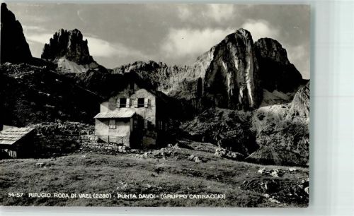 Rotwandhütte 1955 Rufugio Roda di Vael