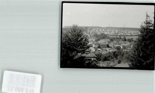 Ostrach Ort handschriftlich Foto Original aus Archiv eines Ansichtskartenverlags