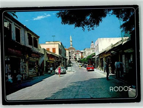 Rhodos Altstadt Auto Oldtimer Handlung