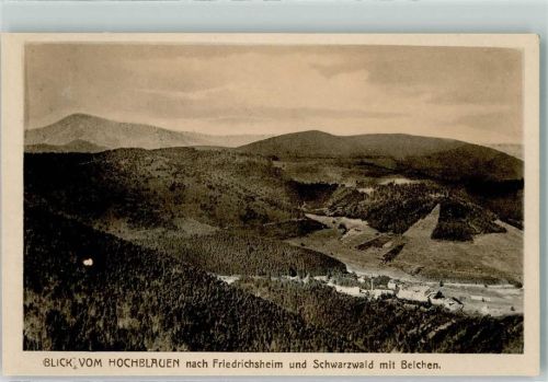 Friedrichsheim Blick vom Hochblauen