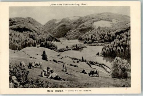 Albtal 1912 Kühe Hirten