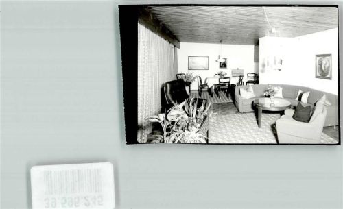 Herrenwies Pfarramt Sessel Sofa Tisch Stuhl Wandbild Pflanzen Ort handschriftlich Foto Original aus Archiv eines Ansichtskartenverlags