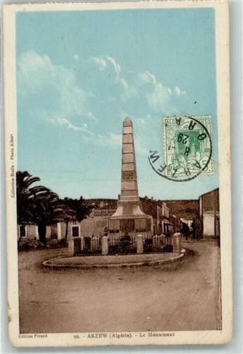 Bethioua 1929 Denkmal Arzew
