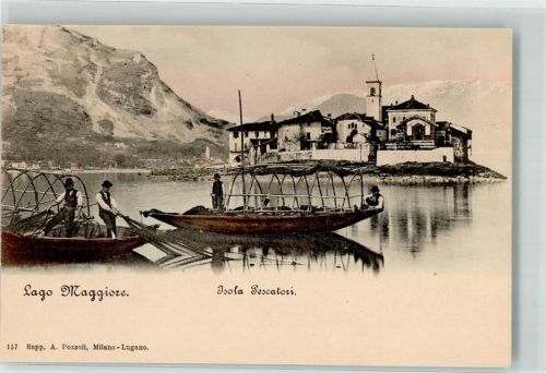 Isola dei Pescatori Fischerboote Isola Pescatori