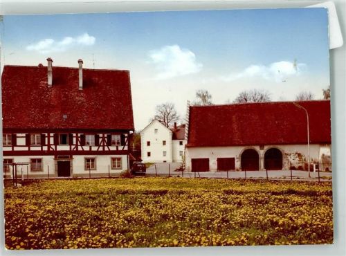 Ostrach Ort handschriftlich Foto Original aus Archiv eines Ansichtskartenverlags