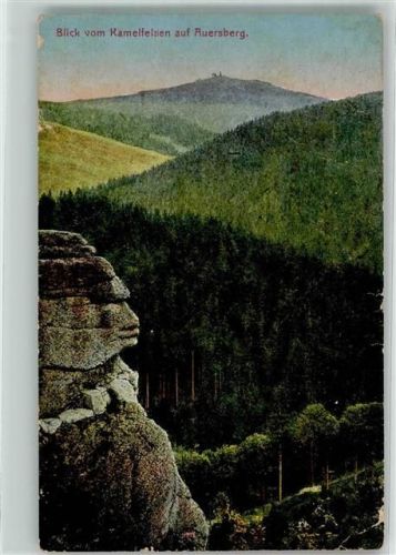 Eibenstock 1923 Blck vom Kamelfelsen Auersberg