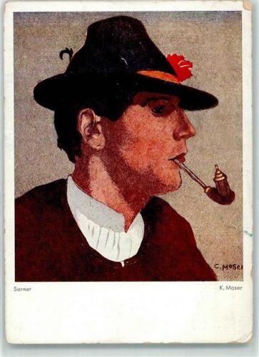 Sarno sign. Moser, K. Tracht Sarner Pfeife