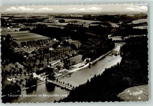 Leichlingen Talsperre Diepental Foto Original aus Archiv eines Ansichtskartenverlags