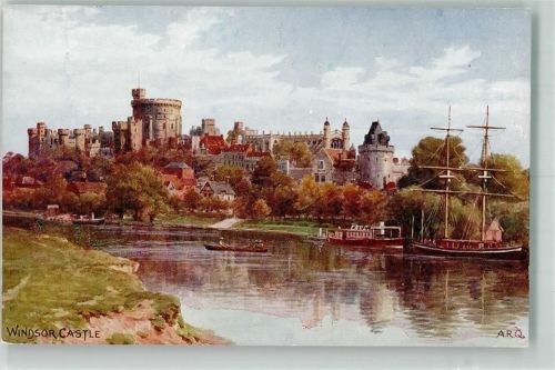 Windsor Schloss Windsor sign. Qinton,A.R.