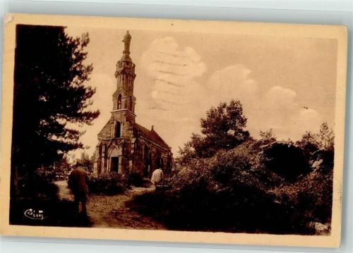 Neris-les-Bains 1951 Kirche Saint-Jospeh Feldpost WK II