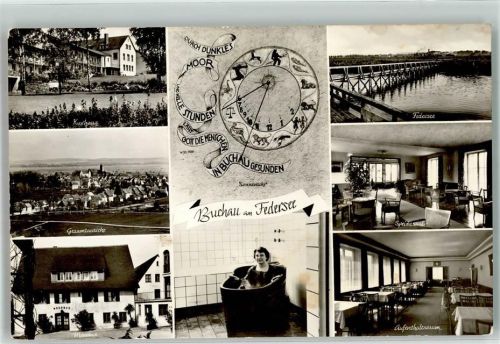 88422 W7952 Bad Buchau - Kurhaus Moorbad Ferdersee Sonnenuhr