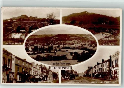 Exeter 1933 Hotel Dolphin High Street langford Bridge Honoton