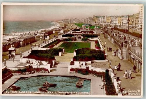 Brighton Foto AK Sunken Gardens